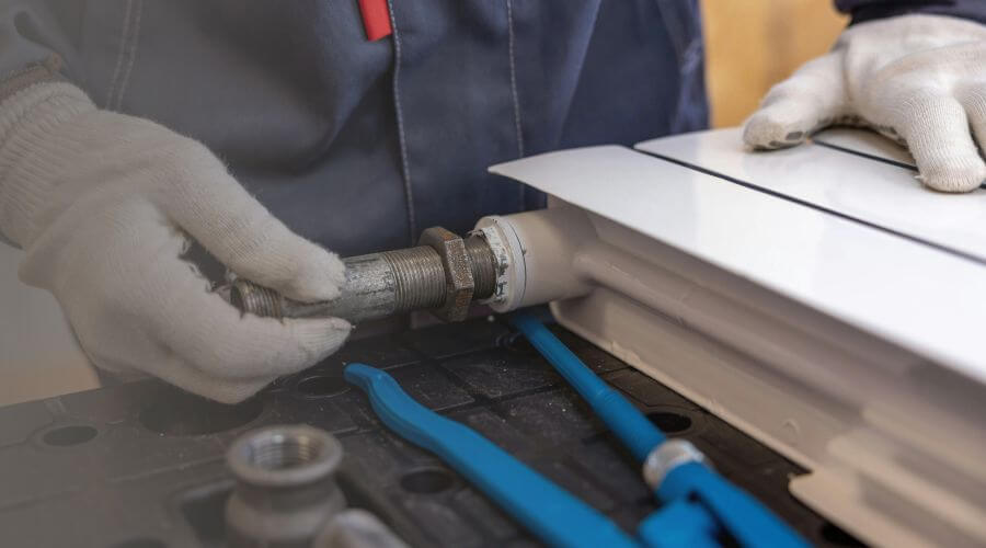 Professional water heater repair services in Bushton, KS